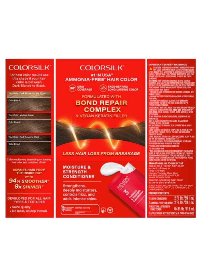 Revlon Colorsilk Haircolor #41 medium brown - Image 5